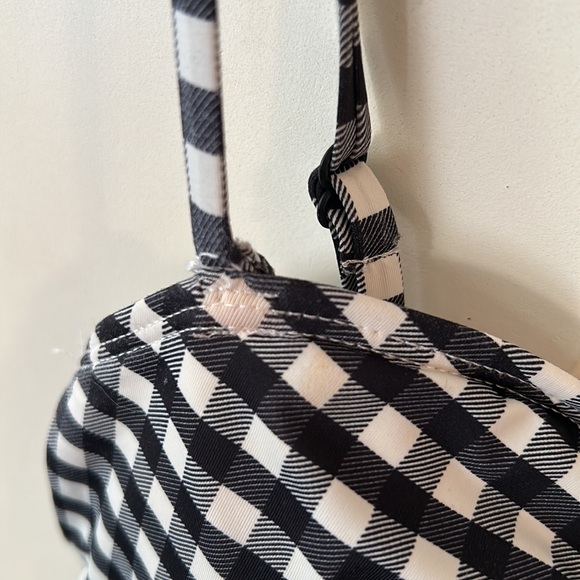 ARDENE💫Women’s White/Black Checkered One Piece Swimsuit - Picture 11 of 11